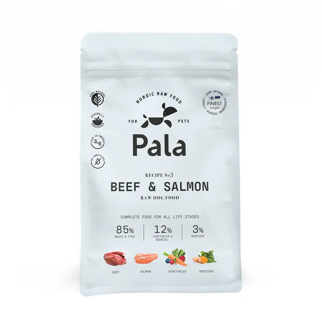 pala-recipe-3-rind-lachs-trockenfutter-1-kg-f-r-aktive-hunde image 1