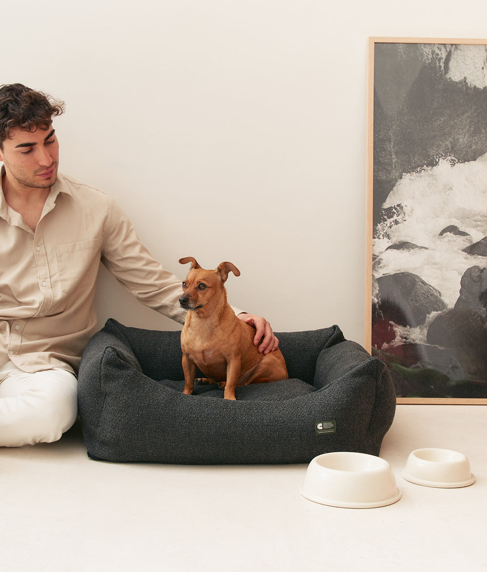cafide-pets-sleep-snozy-hundebett-anthrazit-gr-m image 2