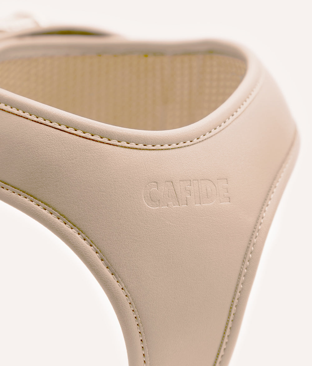 cafide-pets-walk-jala-hundegeschirr-veganes-leder-beige-m image 4