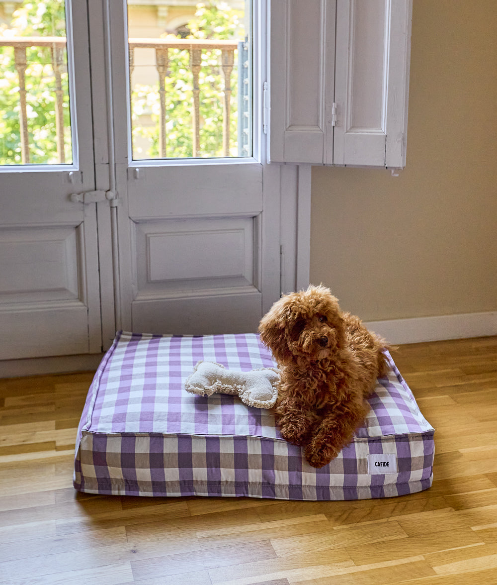 cafide-pets-sleep-cuadra-hundebett-vichy-violett-gr-m image 3
