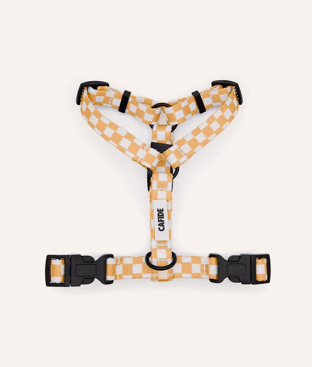 cafide-pets-walk-juno-hundegeschirr-pfirsich-orange-aus-recycling-pet image 1