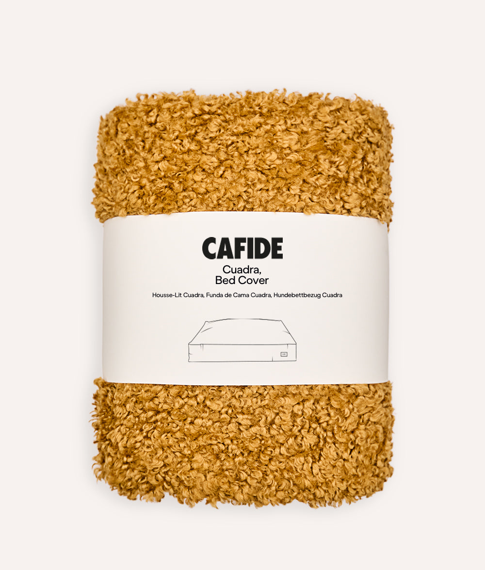 cafide-pets-cuadra-hundebettbezug-senf-fleece-m-waschbar image 1