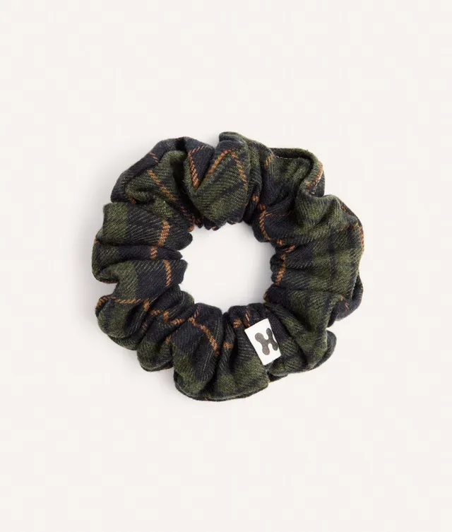 cafide-pets-noa-scrunchie-haargummi-tartan-green-baumwolle image 1