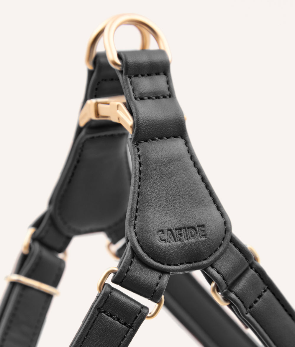 cafide-walk-jala-hundegeschirr-step-in-schwarz-vegan-xs image 3