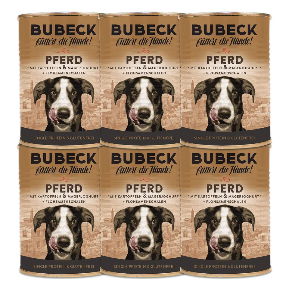 bubeck-nassfutter-pferd-400g-getreidefrei-single-protein image 1