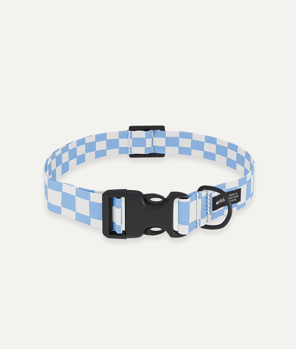 cafide-pets-walk-juno-hundehalsband-vichy-blau-gr-m image 1
