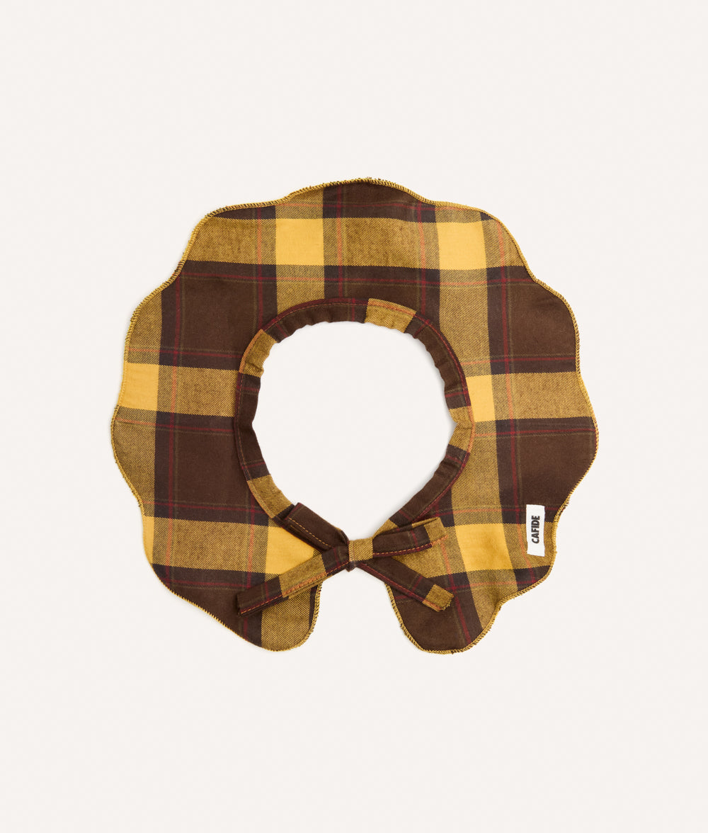 cafide-pets-walk-lola-hundehalstuch-tartan-senf-gr-m image 5