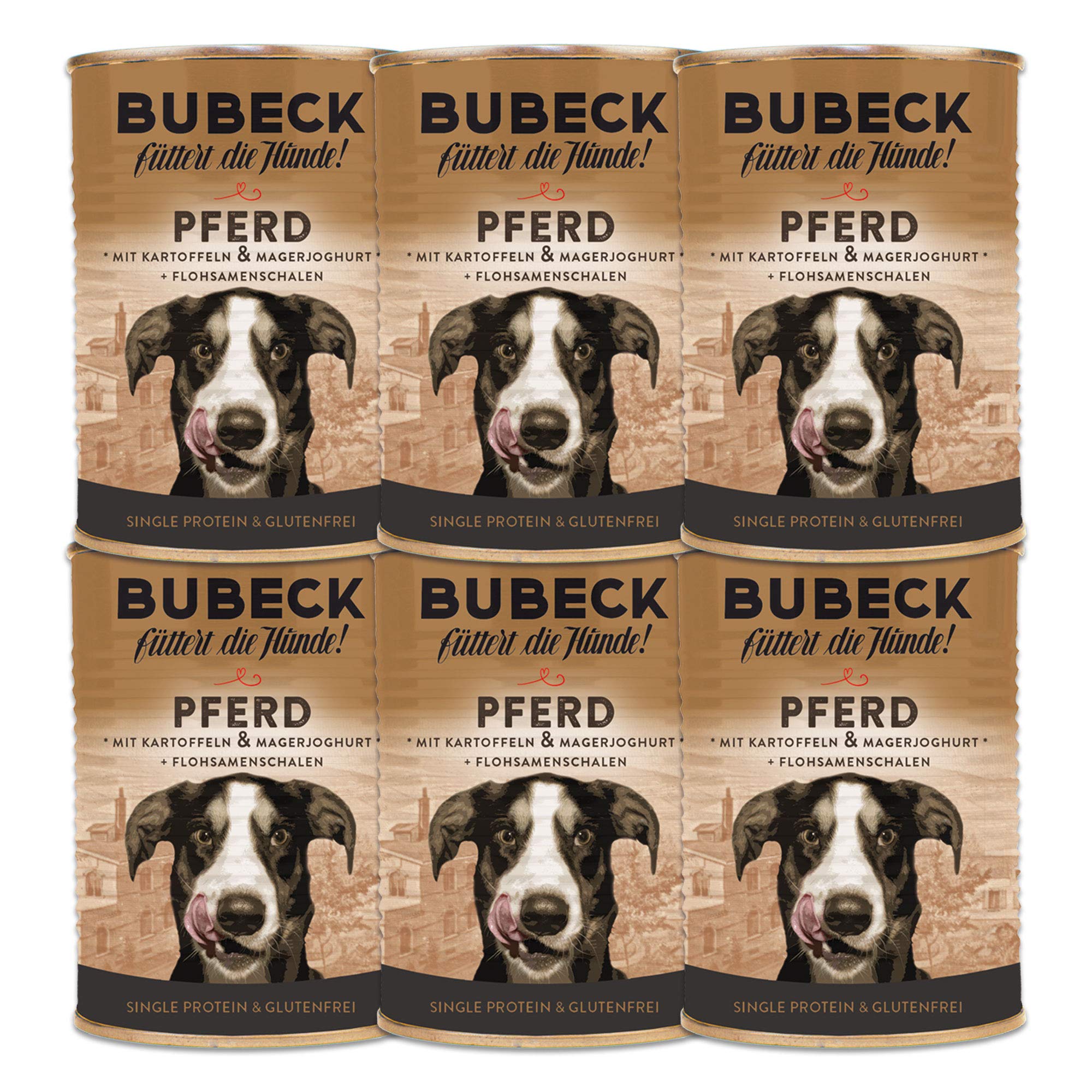 bubeck-nassfutter-pferd-400g-getreidefrei-single-protein image 1