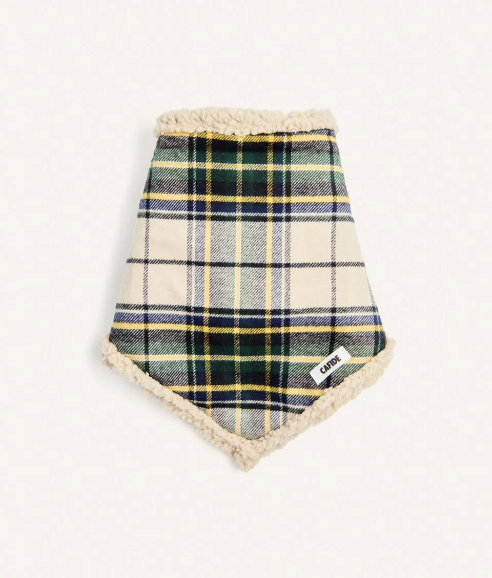 cafide-nata-hundehalstuch-beige-tartan-karo-s image 1