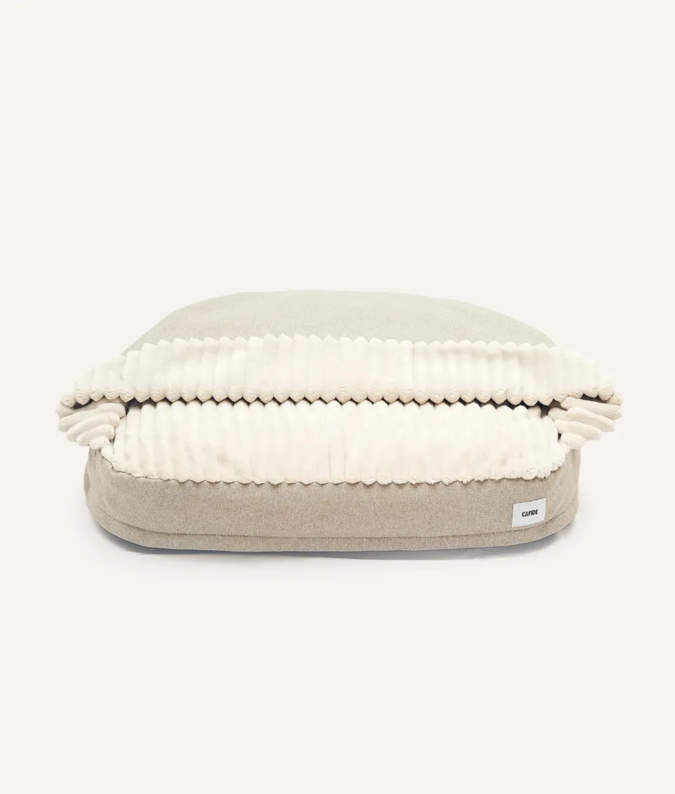 cafide-sleep-maso-h-hlen-hundebett-chenille-beige-m image 1