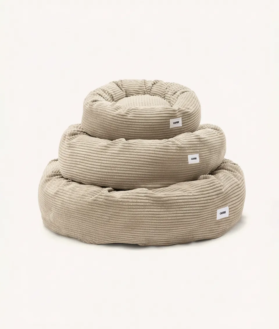 cafide-sleep-nuba-hundebett-beige-cord-80x80 image 1