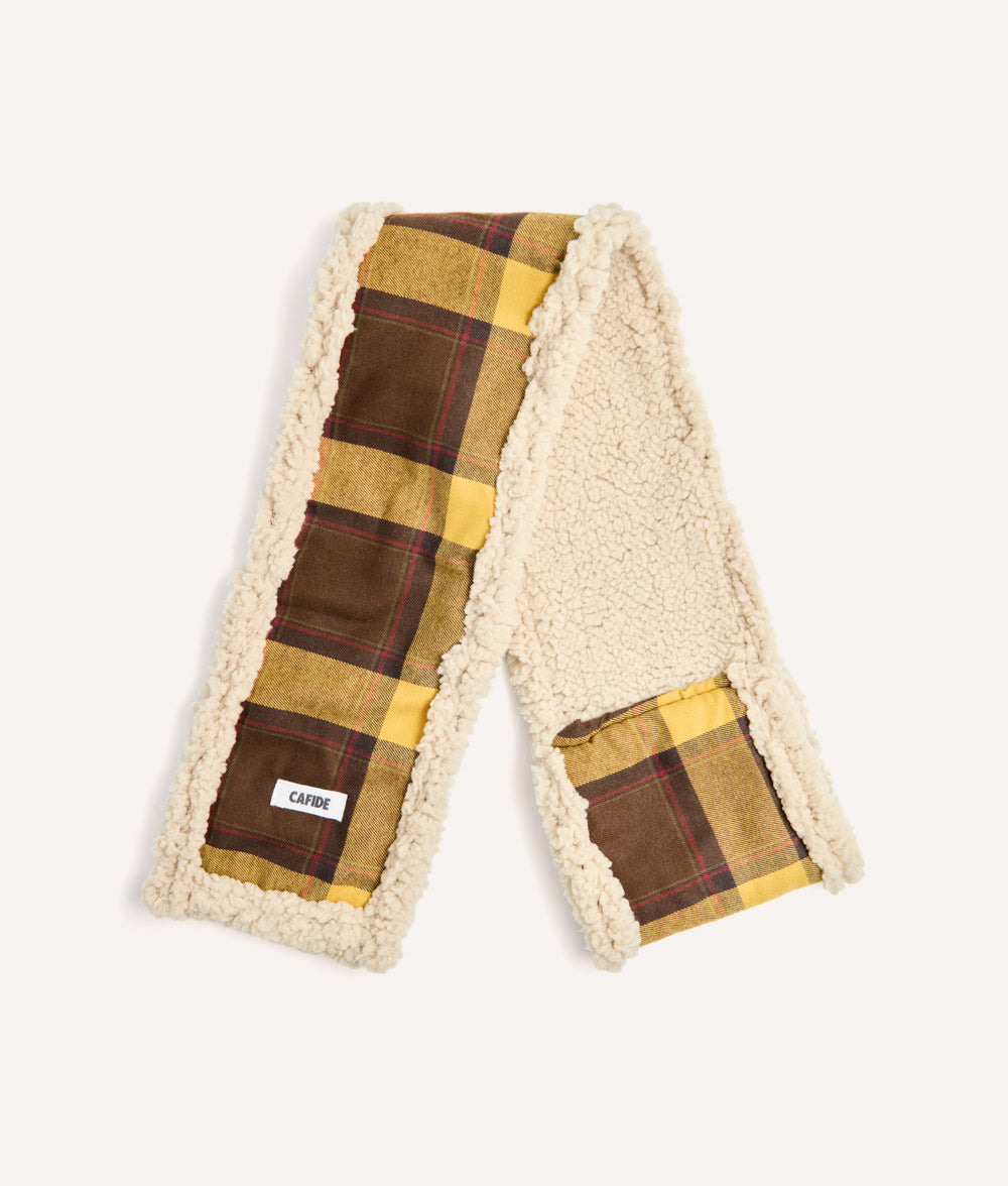 cafide-accessories-mica-hundeschal-tartan-senf-gr-m image 4