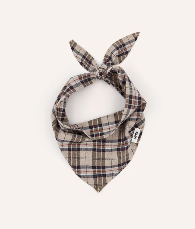 cafide-windsor-tweed-hundehalstuch-nata-baumwolle image 1