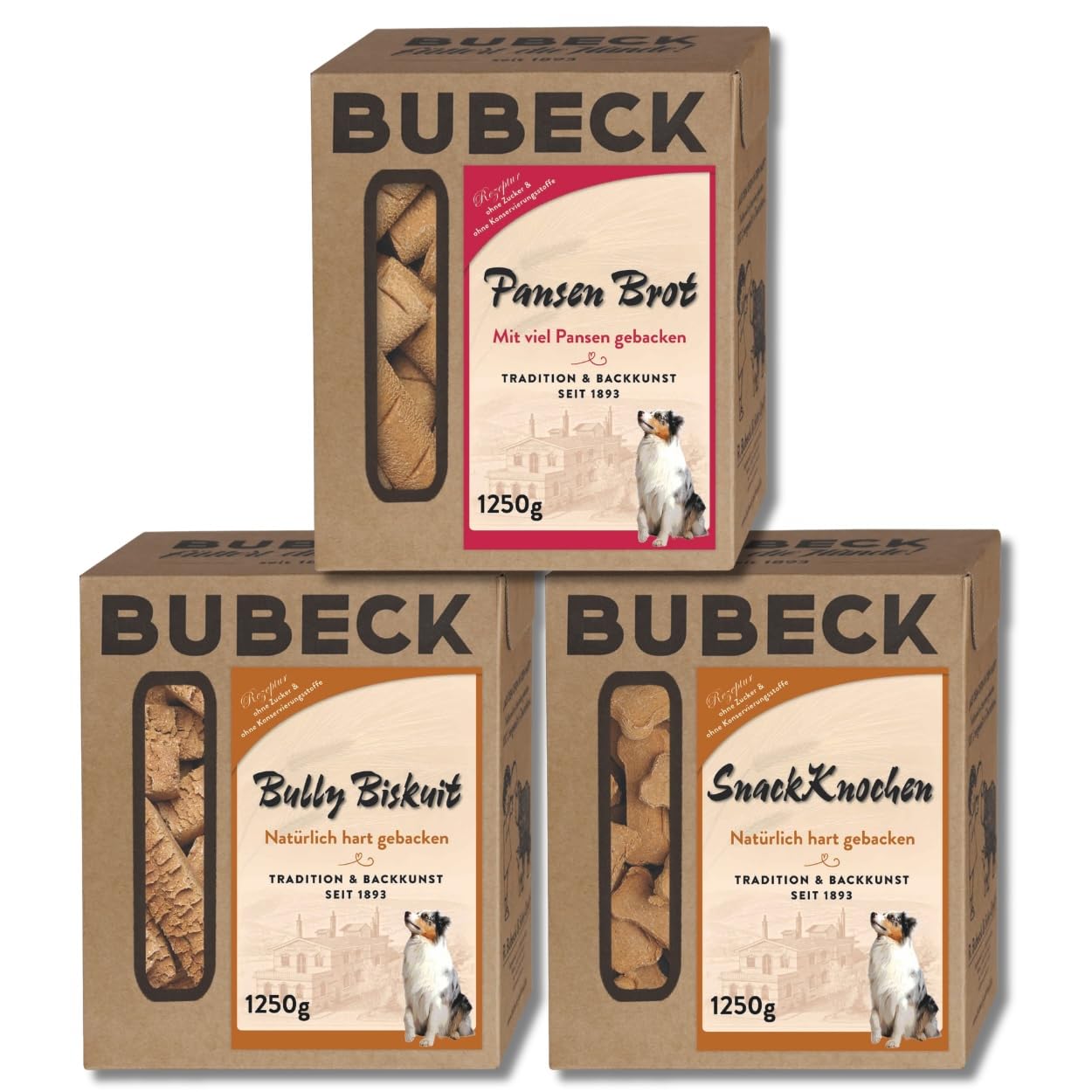 bubeck-hundekekse-mix-3x250g-zahnpflege-klein-weizenfrei-bundle image 3