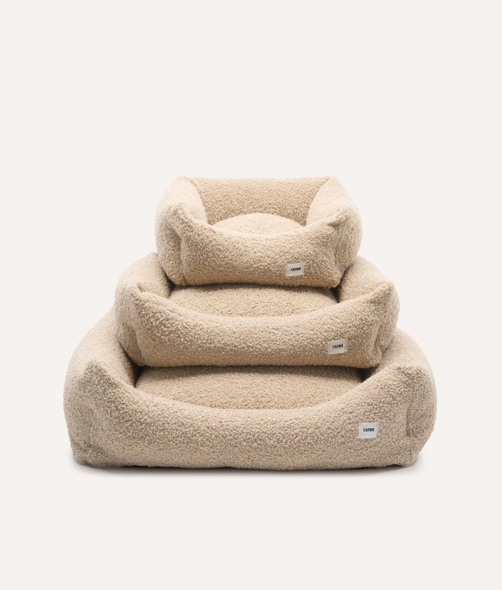 cafide-pets-sleep-snozy-hundebett-beige-m-waschbar image 3