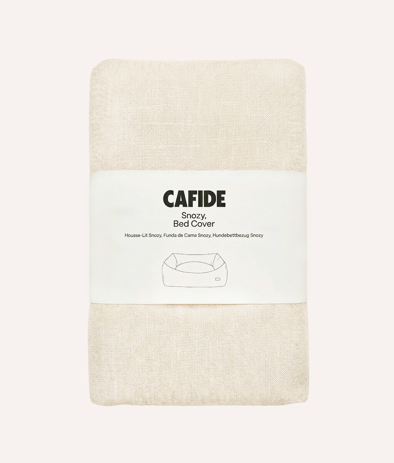 cafide-snozy-hundebett-bezug-beige-leinen-gr-e-s-sommer image 1