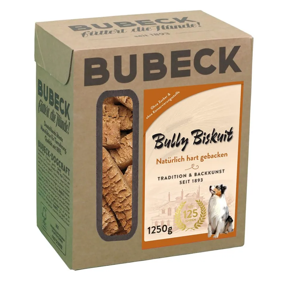 bubeck-kaustange-hundekuchen-gefl-gel-rind-1-25-kg-zuckerfrei image 1