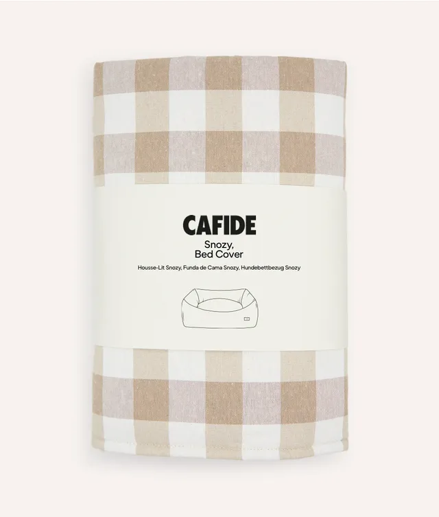 cafide-snozy-hundebettbezug-beige-vichy image 1