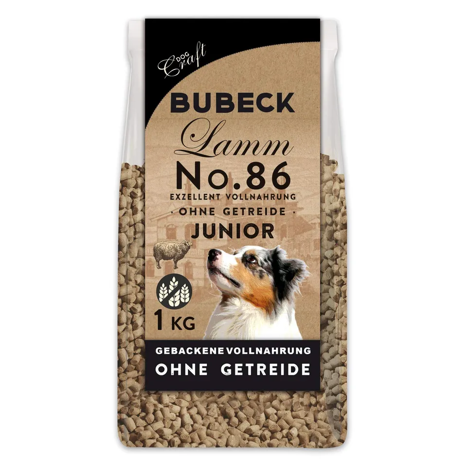 bubeck-junior-lamm-1-kg-trockenfutter-getreidefrei-welpen image 1
