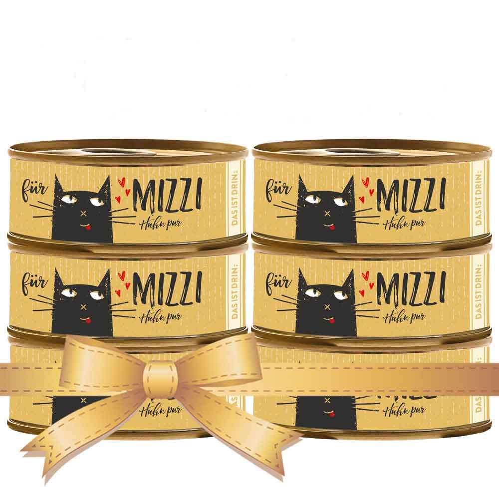 bubeck-huhn-pur-katzennassfutter-getreidefrei-6er-bundle image 1