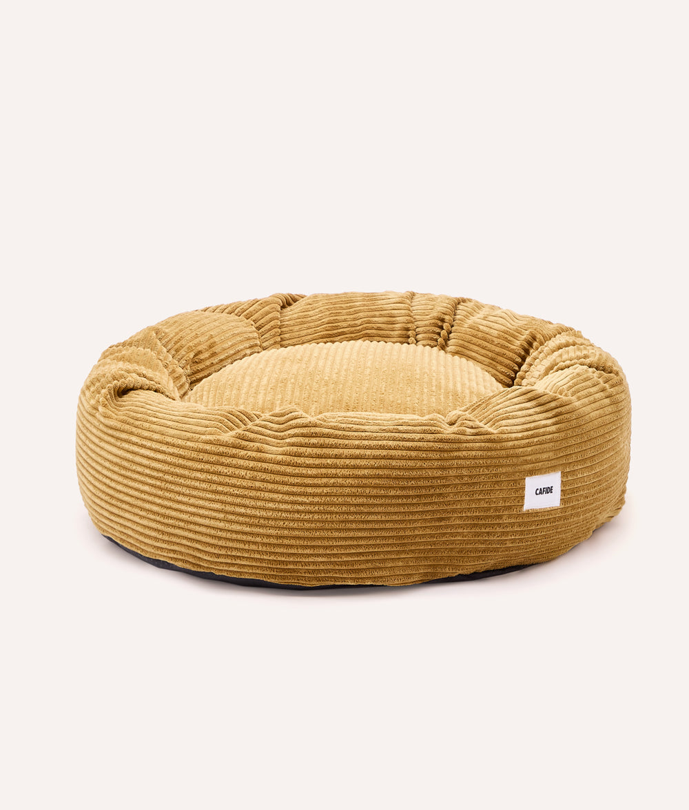 cafide-pets-nuba-hundebett-senfgelb-cord-waschbar image 4