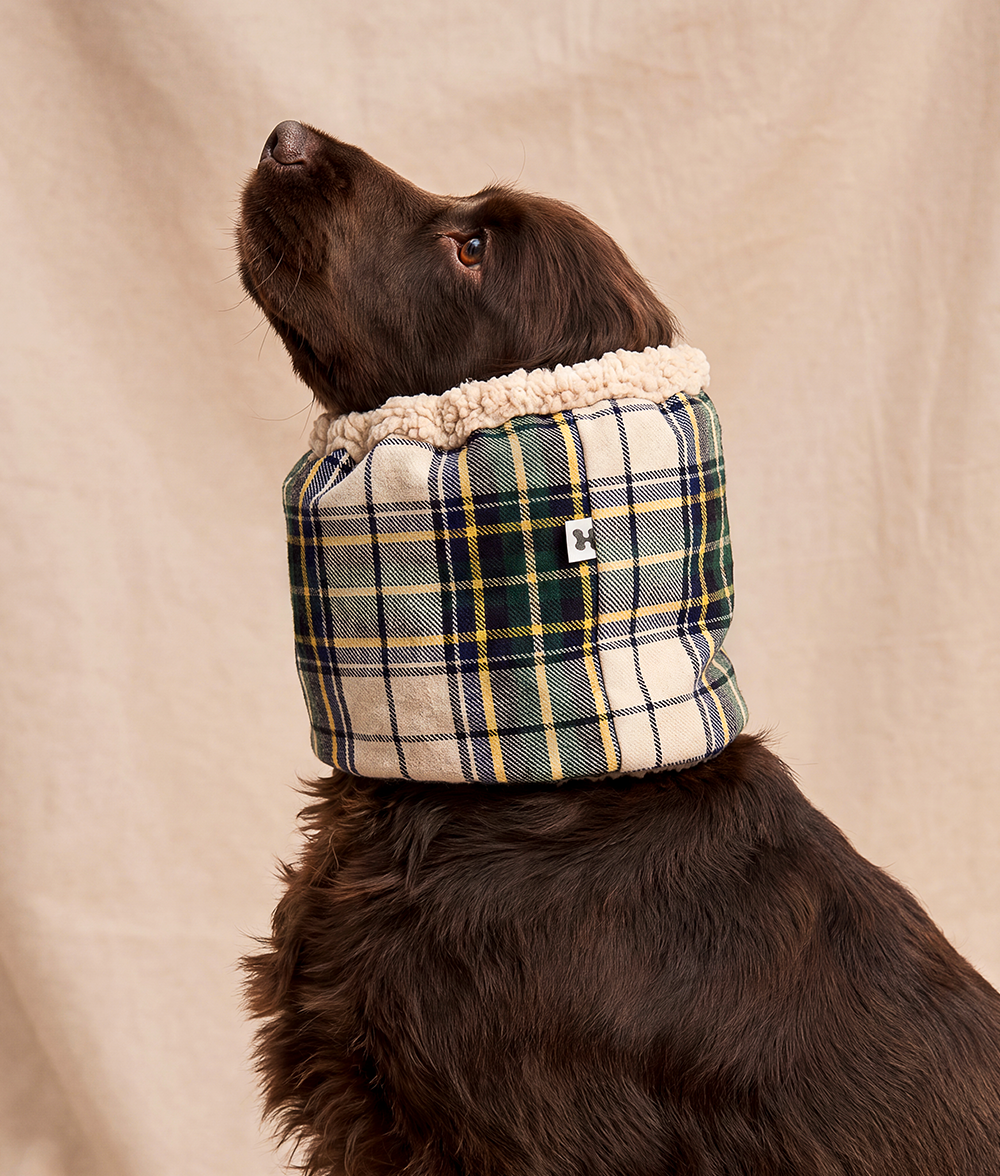 cafide-accessories-olga-snood-hund-tartan-beige-sherpa-gr-m image 3