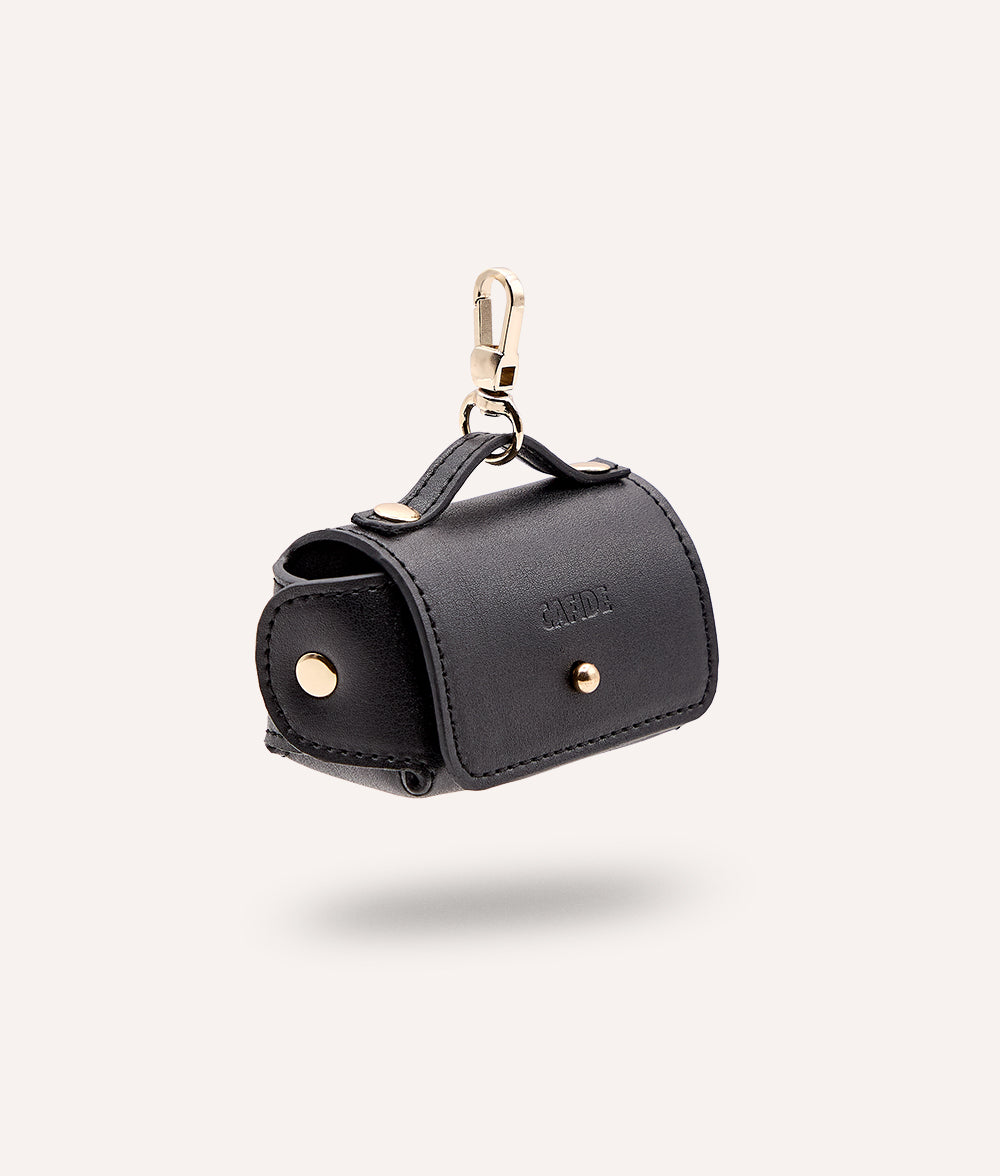 cafide-jala-kotbeutelspender-hund-vegan-leder-schwarz image 1