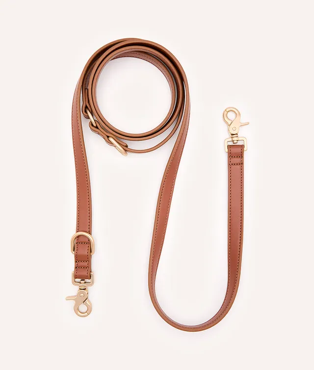 cafide-walk-jala-hundeleine-braun-veganes-leder image 1