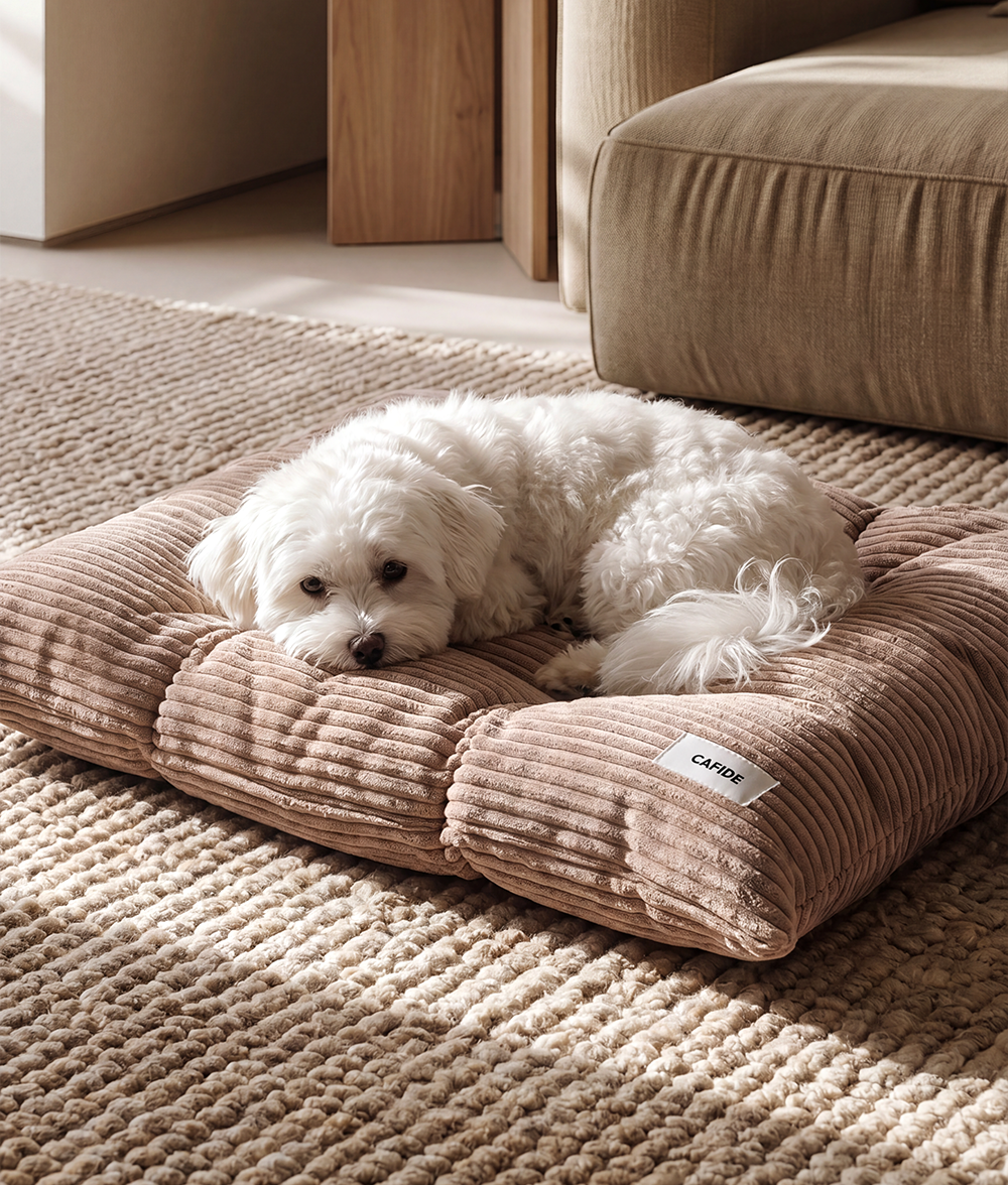 cafide-pets-sleep-bela-hundekissen-cord-mocha-beige image 2