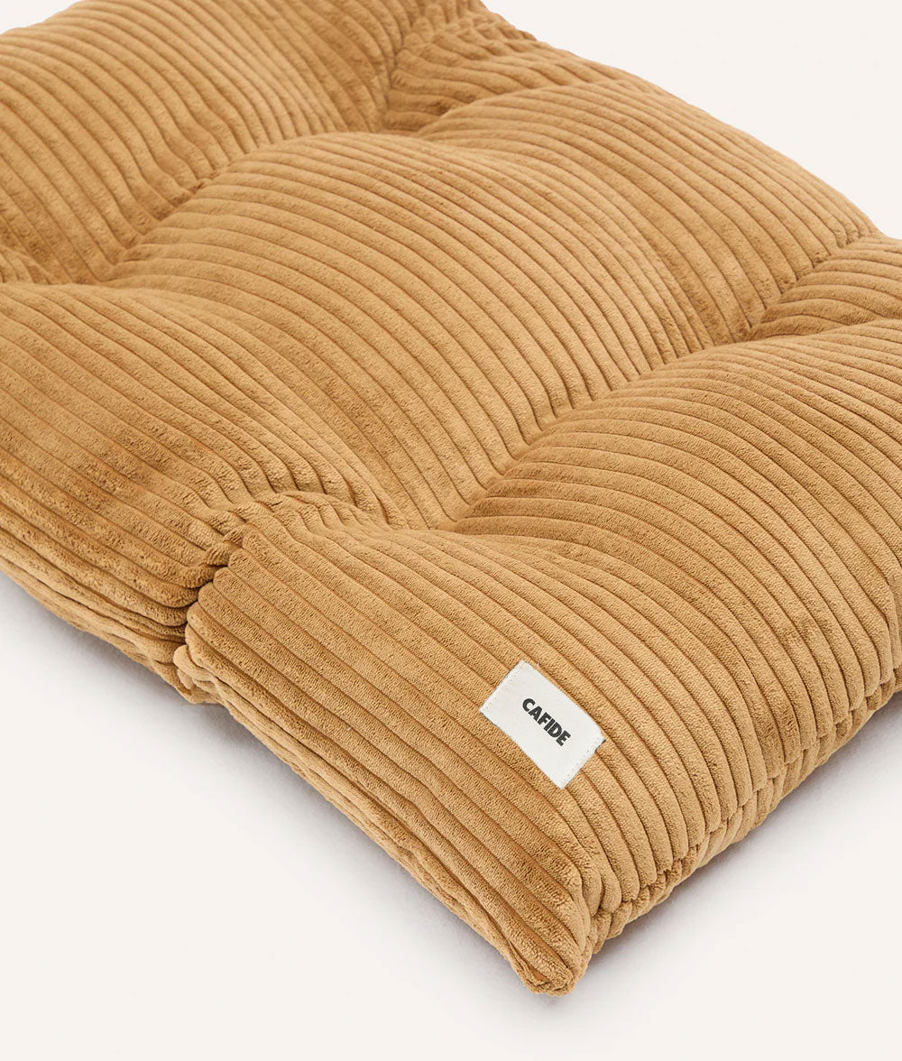 cafide-pets-bela-hundebett-kissen-cord-senf image 3