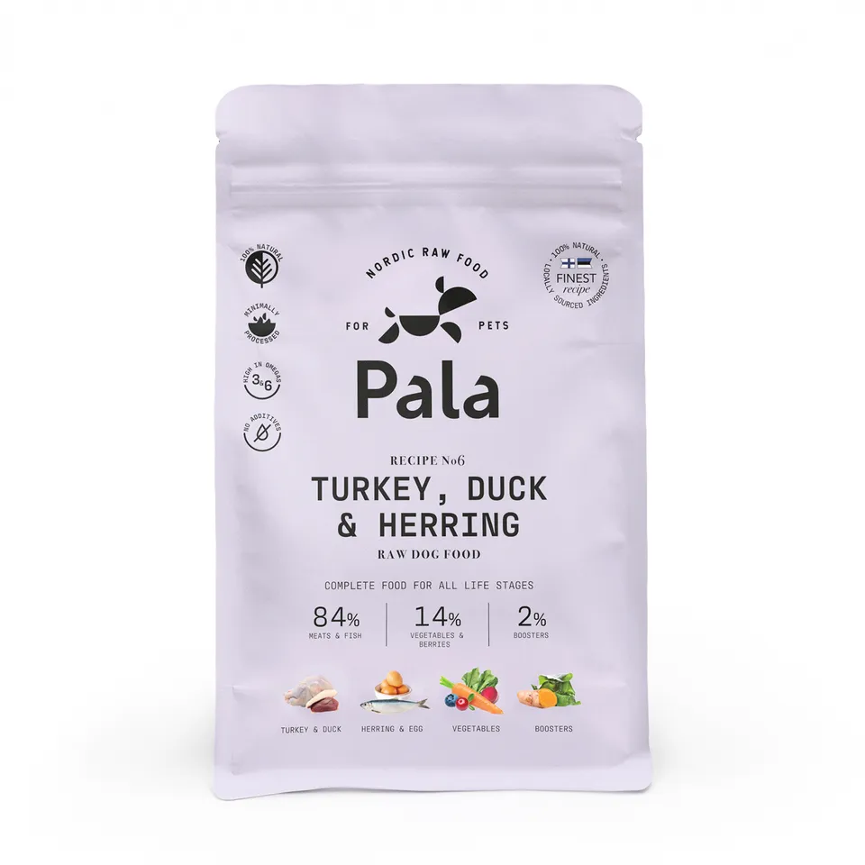 pala-recipe-6-turkey-duck-hundefutter-pute-ente-hering-100g image 1