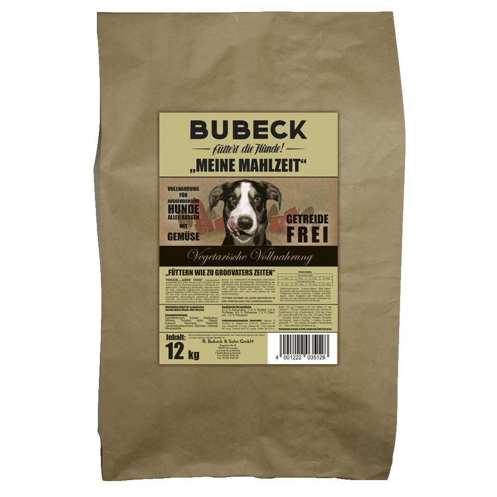 bubeck-trockenfutter-vegetarisch-12-kg-getreidefrei-adult image 1