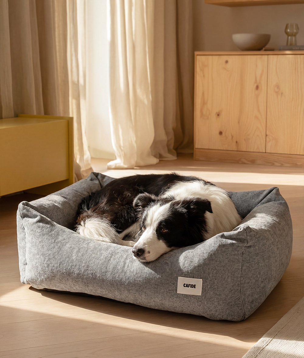 cafide-pets-sleep-snozy-hundebett-grau-gr-m image 2