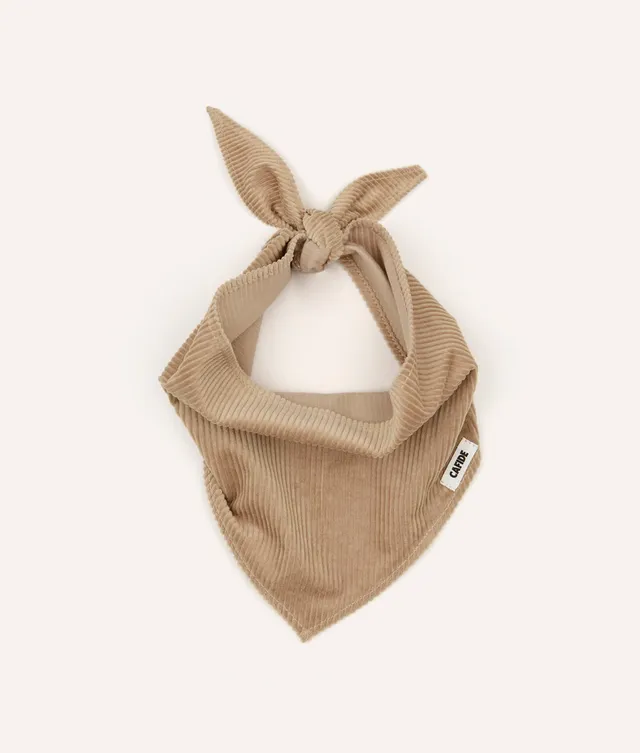 cafide-accessories-nata-bandana-hund-beige-cord-gr-m image 1