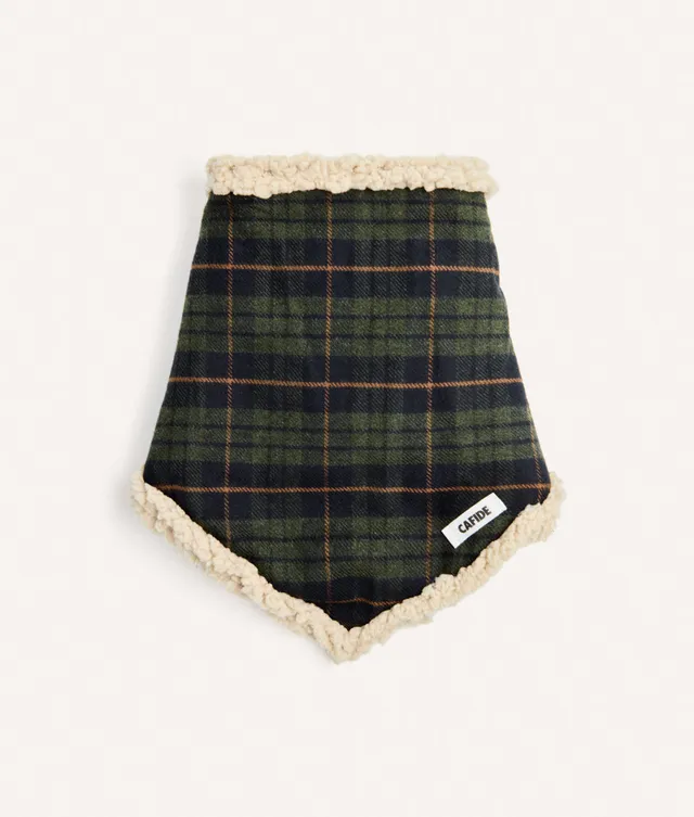 cafide-pets-accessories-nata-hundebandana-tartan-gr-n-wende-baumwolle image 1