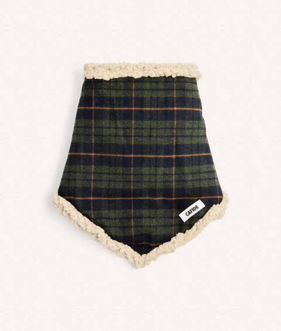 cafide-pets-accessories-nata-hundebandana-tartan-gr-n-wende-baumwolle image 1