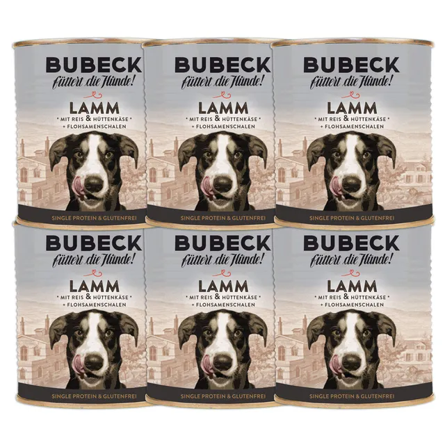 bubeck-lamm-nassfutter-800g-hundefutter-getreidefrei image 1
