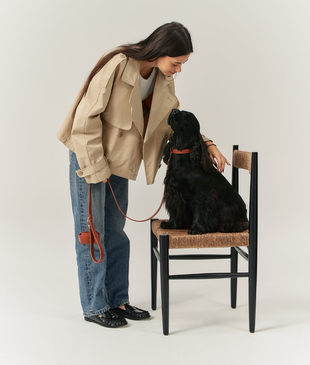cafide-pets-walk-jala-hundeleine-1-4-m-braun-veganleder image 4