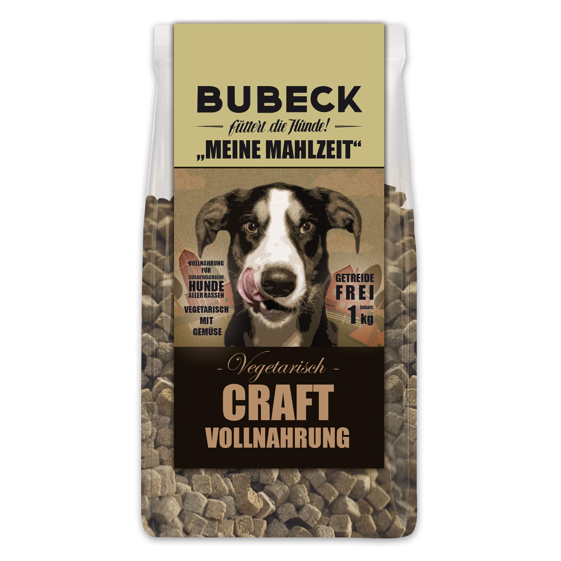 bubeck-trockenfutter-vegetarisch-hundefutter-getreidefrei-1-kg image 1