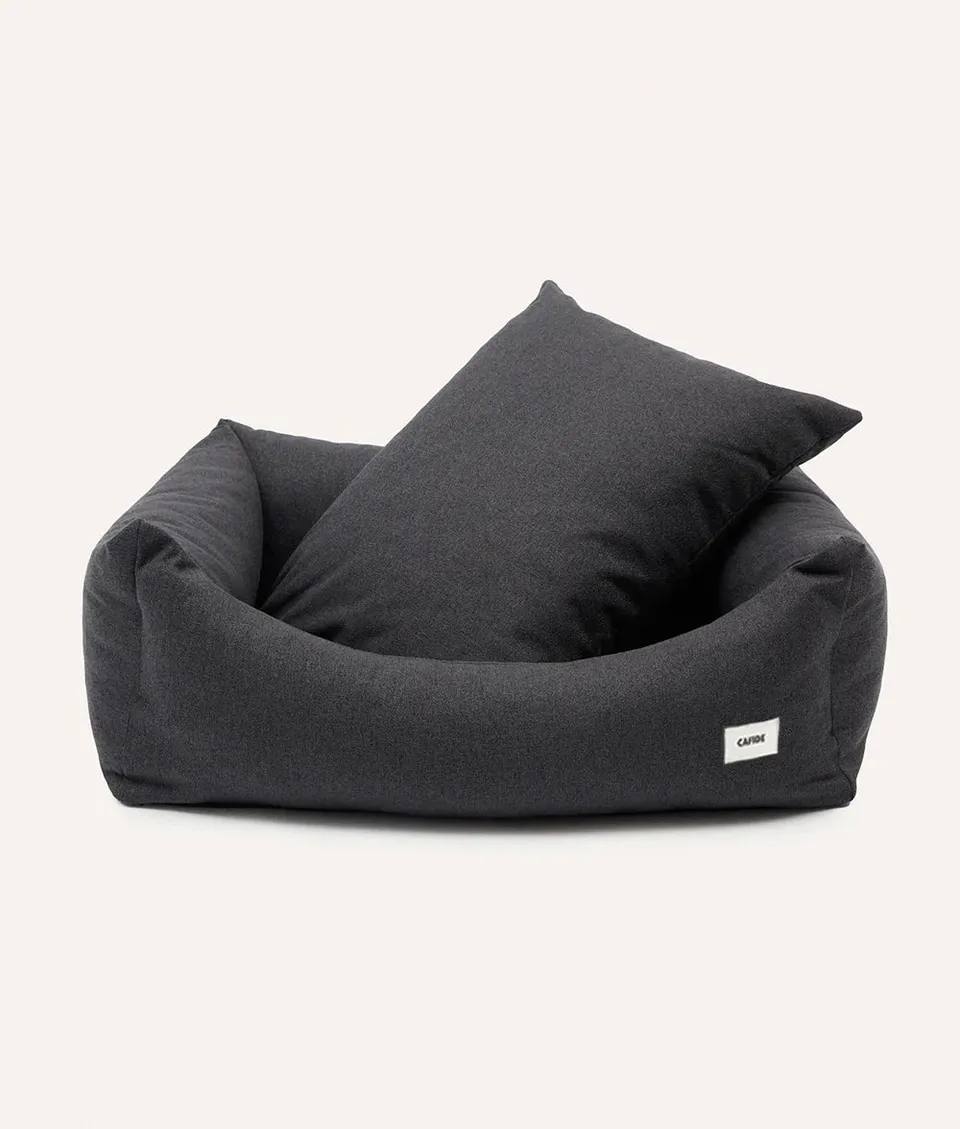 cafide-pets-snozy-hundebett-anthrazit-waschbar-s-m-l image 1