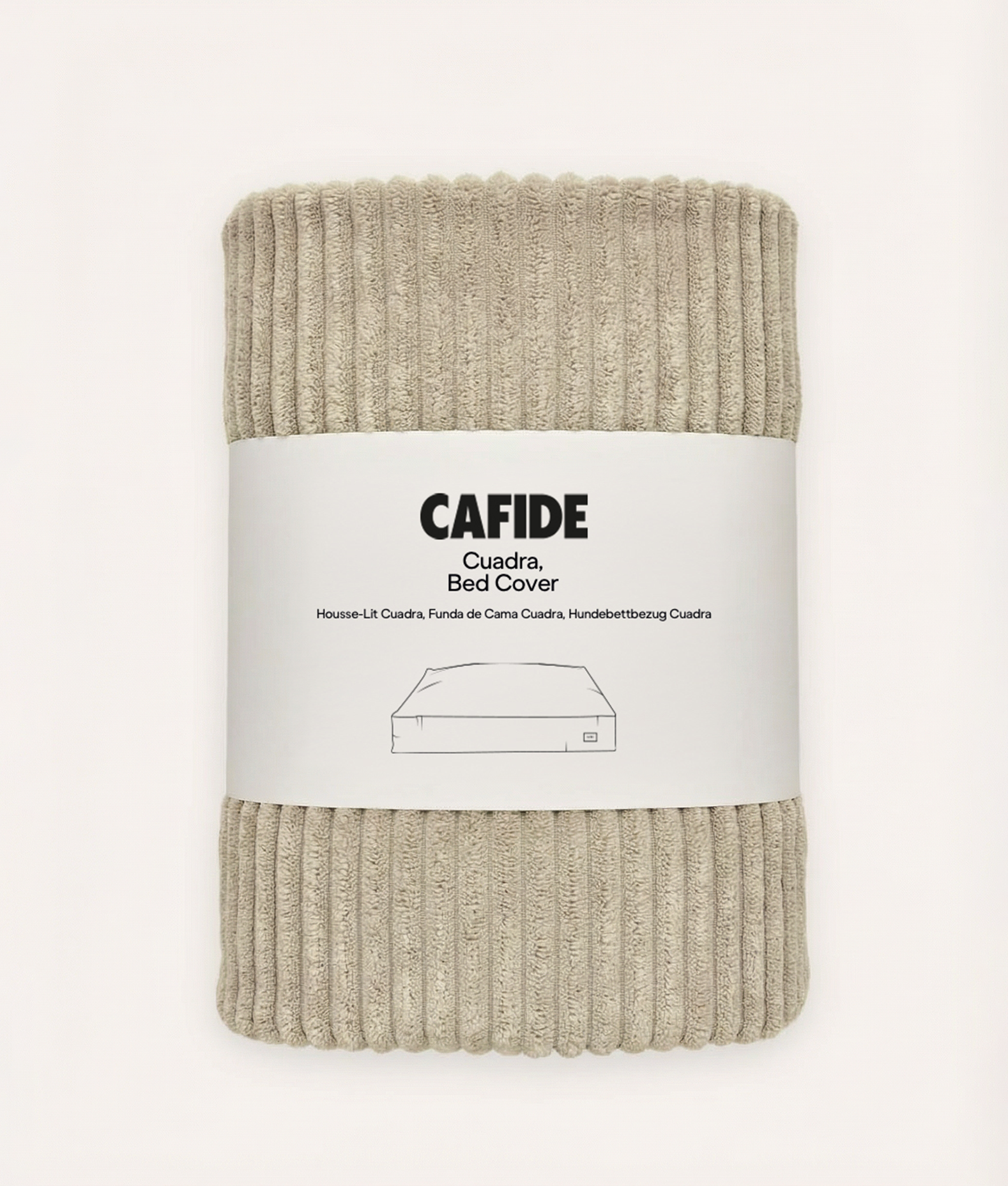 cafide-pets-sleep-cuadra-hundebett-bezug-beige-cord image 1