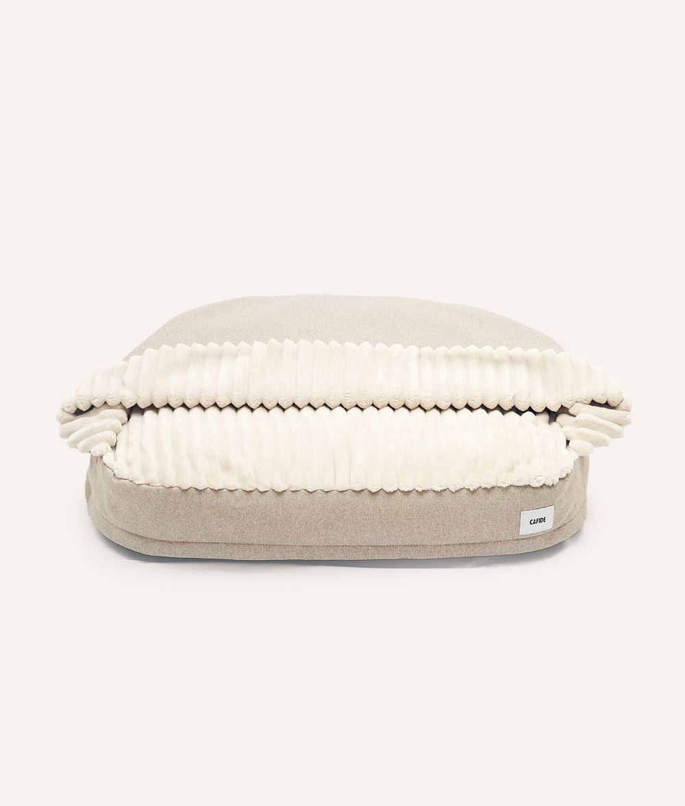 cafide-sleep-maso-h-hlen-hundebett-chenille-beige-m image 1