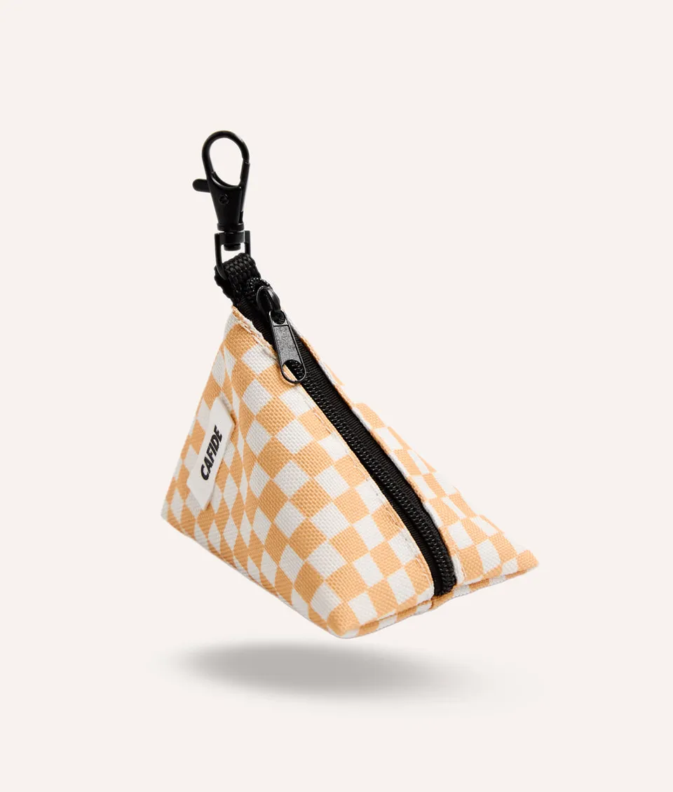 cafide-walk-juno-kotbeutelspender-pfirsich-orange-recycelt image 1