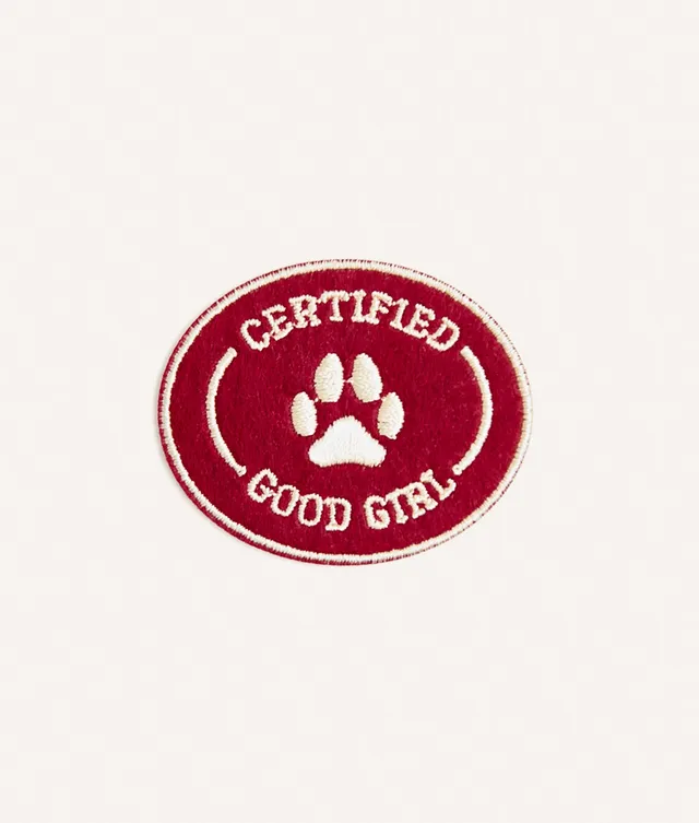 cafide-pippa-good-girl-hundepatch-burgundy-zum-aufb-geln image 1