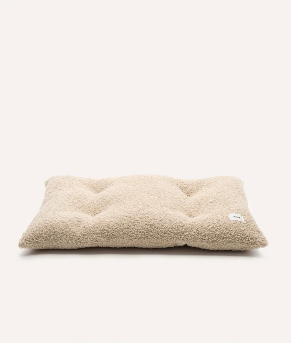 cafide-pets-sleep-bela-hundekissen-beige-fleece-waschbar image 1