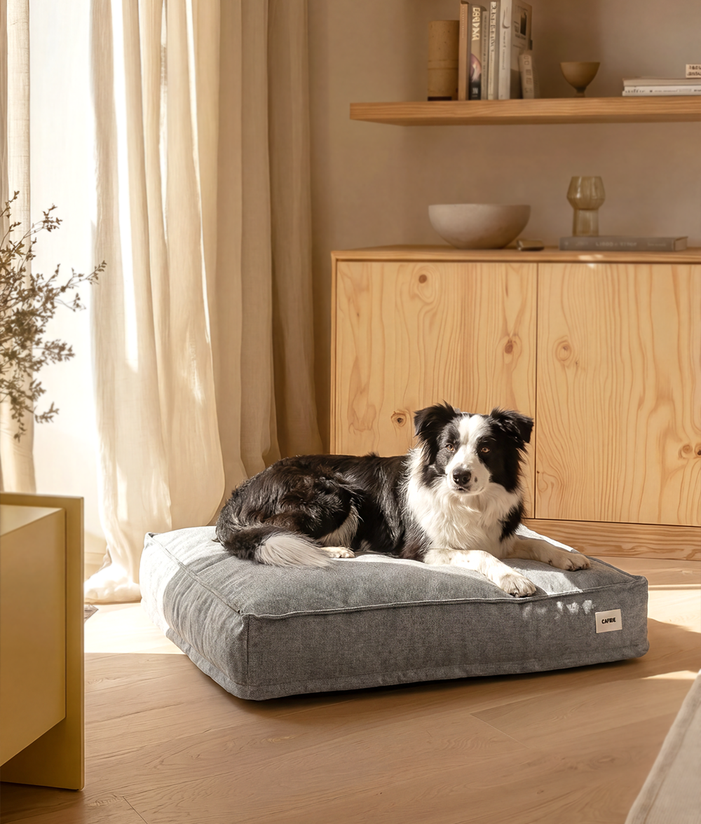cafide-pets-sleep-cuadra-hundebett-grau-verstellbar image 3