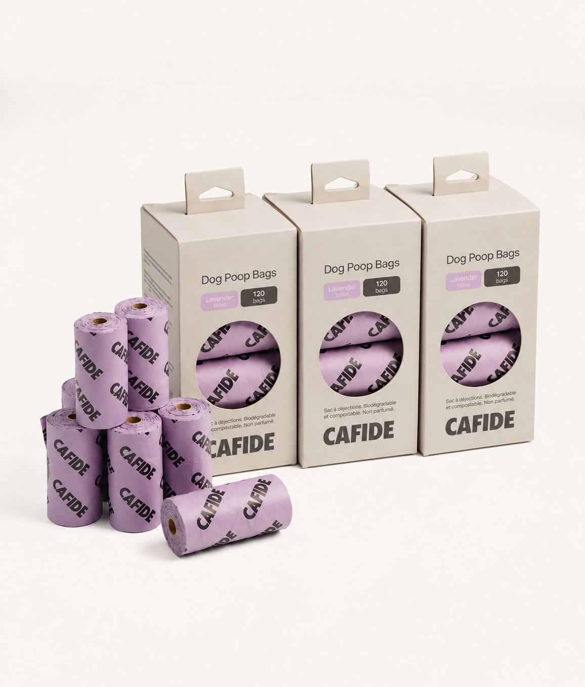 cafide-pets-lea-kotbeutel-lavendel-120-kompostierbar image 3