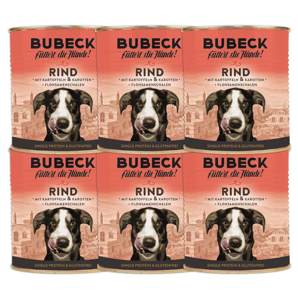 bubeck-nassfutter-rind-800g-getreidefrei-single-protein image 1