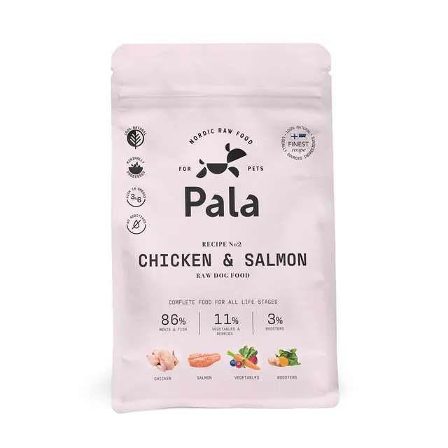 pala-recipe-2-chicken-salmon-hundefutter-huhn-lachs-100g image 1