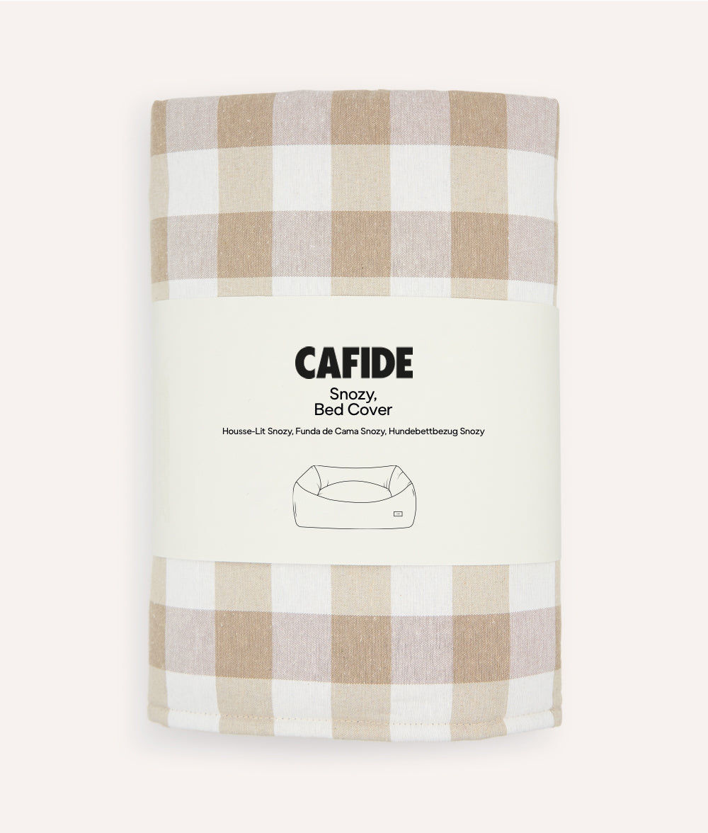 cafide-snozy-hundebettbezug-beige-vichy image 1